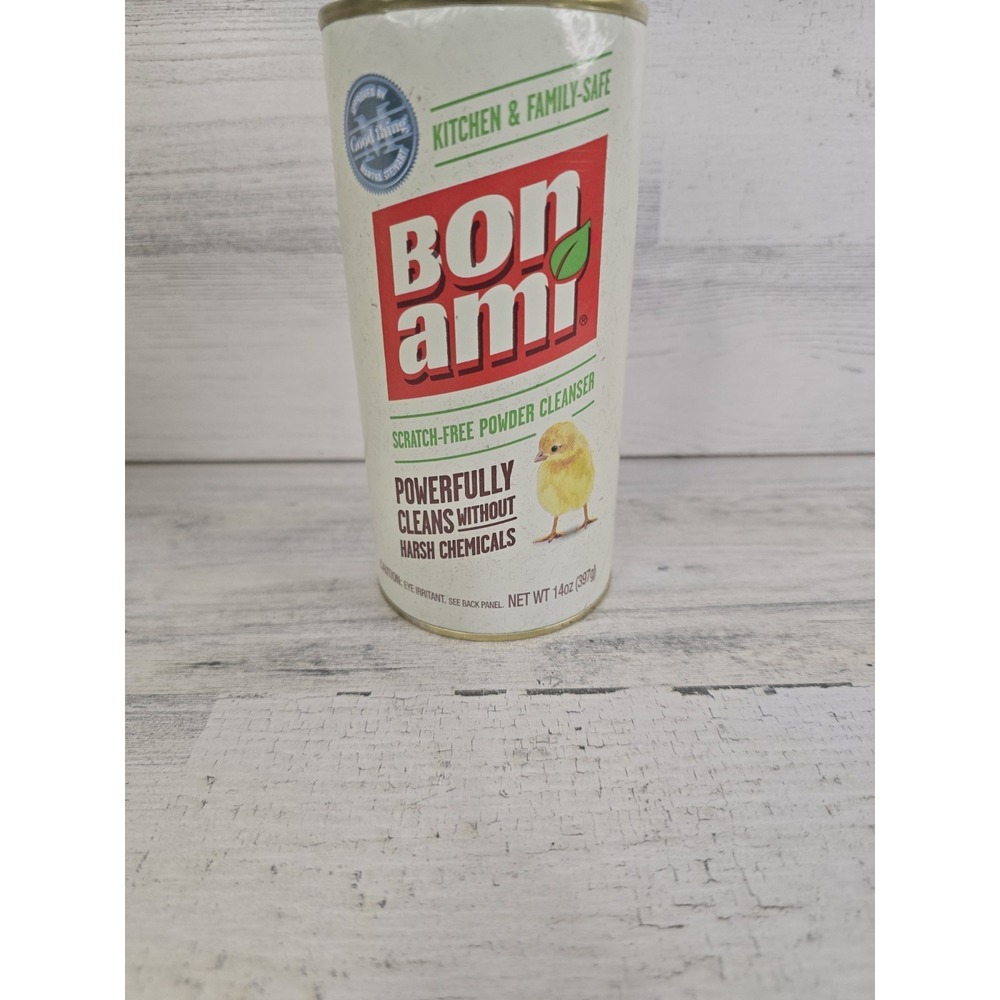 Bon Ami Scratch Free Powder Cleanser 14oz Natural Kitchen Bathroom Cleaner